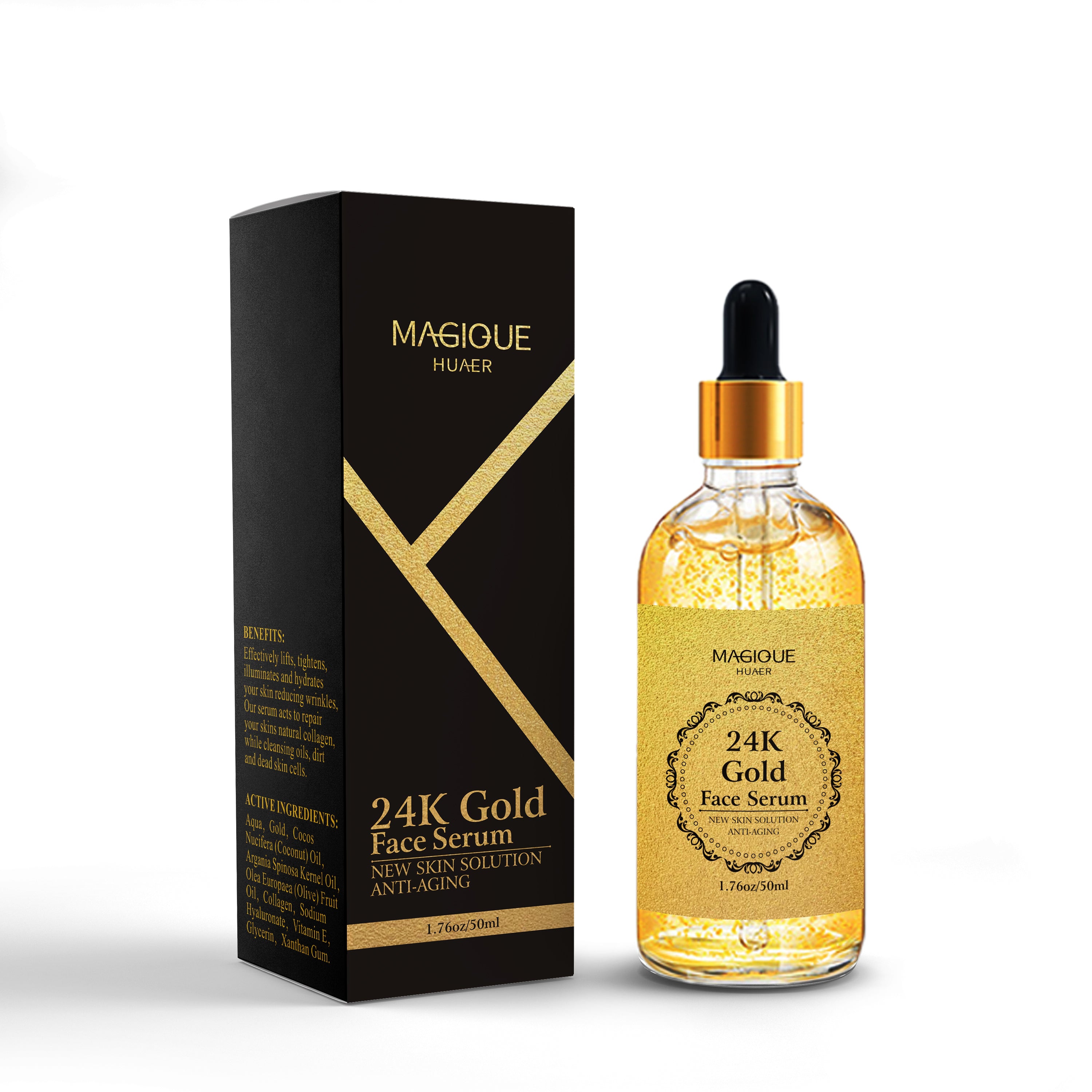 24K Gold Collagen Hydra Face Serum – Creations By Viva Skincare